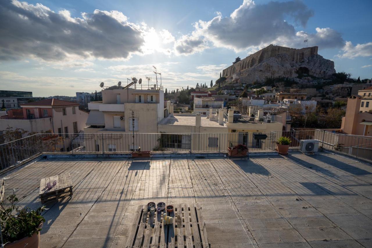Plaka With Acropolis Rooftop View Access アテネ エクステリア 写真